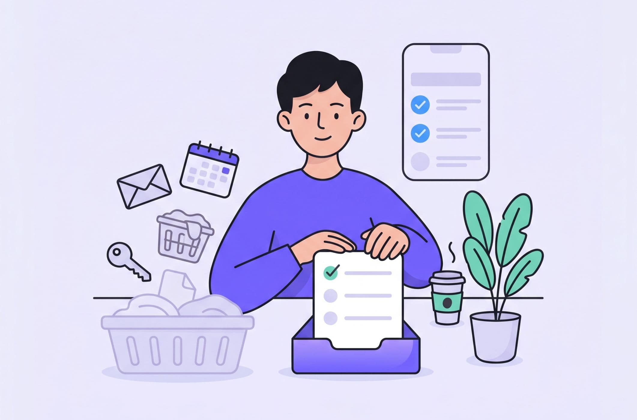 How to Organize Your Daily Life: A Simple Checklist